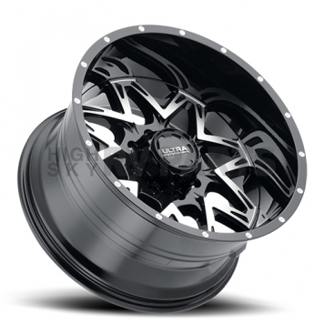 Ultra Wheel Carnivore 254 - 22 x 12&nbsp;Black With Diamond Cut Face - 254-2235U44-2