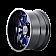 CALI Off-Road Wheel 9110 Summit - 24 x 14 Black With Blue Natural Accents - 9110-24436BTB