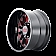 CALI Off-Road Wheel 9110 Summit - 24 x 14 Black With Red Natural Accents - 9110-24436BTR