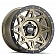 Dirty Life Race Wheels Theory - 17 x 9 Gold With Black Bead Lock Ring - 9305-7936MGD