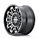 Mayhem Wheels Cortex 8113 - 17 x 9 Black With Natural Dark Tinted Face - 8113-7937TM