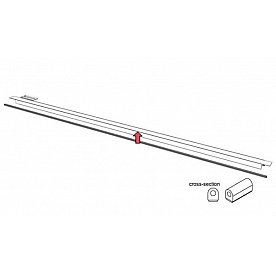 BAK Industries Tonneau Cover Rail RAILS-26506BT