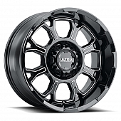 Ultra Wheel Commander 124 - 20 x 10&nbsp;Black With Natural Accents - 124-2135BM19