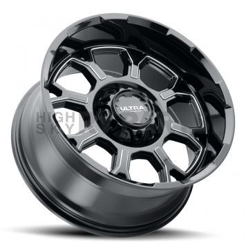 Ultra Wheel Commander 124 - 20 x 10 Black With Natural Accents - 124-2135BM19-2