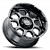 Ultra Wheel Commander 124 - 20 x 10 Black With Natural Accents - 124-2135BM19