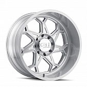 CALI Off-Road Wheel 9111 Sevenfold - 22 x 12&nbsp;Silver - 9111-22236BGC