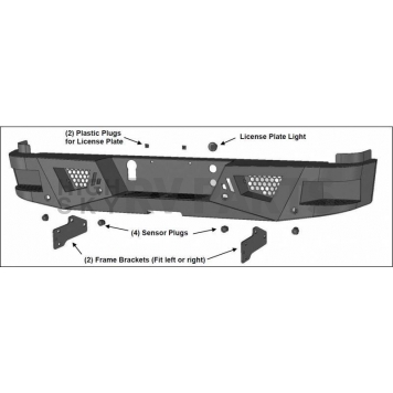 Black Horse Offroad Bumper ARB-RA20-6