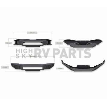 Black Horse Offroad Bumper AFB-F121-K1-3