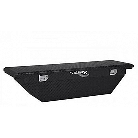 TrailFX Tool Box - Crossover 16 Gauge Aluminum 10.5 Cubic Feet Angled - 120633
