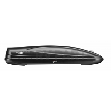 Thule Cargo Box Carrier - 12 Cubic Feet Capacity Dual Side Opening Matte Black - 623