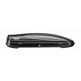 Thule Cargo Box Carrier - 13 Cubic Feet Capacity Dual Side Opening Matte Black - 624