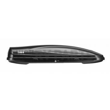 Thule Cargo Box Carrier - 17 Cubic Feet Capacity Dual Side Opening Matte Black - 625-1