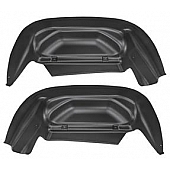 Husky Fender Well Liner Thermoplastic Olefin Black - Rear Set Of 2 - 79011