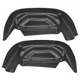 Husky Fender Well Liner Thermoplastic Olefin Black - Rear Set Of 2 - 79011