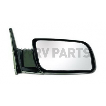 CIPA USA Exterior Mirror Rectangular Power Remote Black Single - 55100