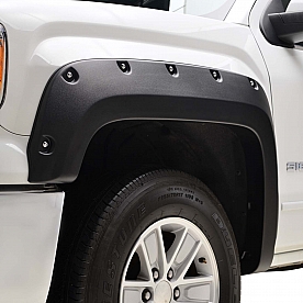 TrailFX Fender Flare - Black ABS Textured Plastic Matte Set Of 4 - PFFG3004T