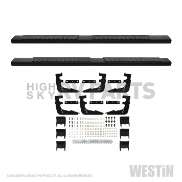 Westin Automotive Nerf Bar 6 Inch Black Powder Coated Aluminum - 28-71235-3