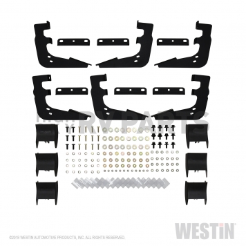 Westin Automotive Nerf Bar 6 Inch Black Powder Coated Aluminum - 28-71235-4
