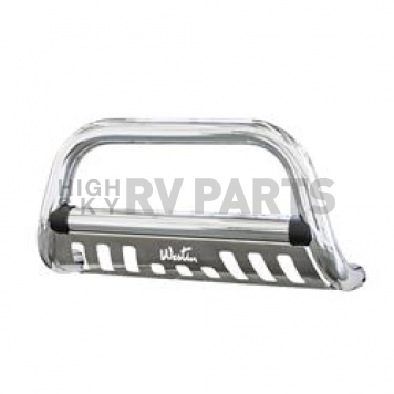 Westin Automotive Bull Bar Tube 2-1/2 Inch Black Powder Coated  Steel - 33-0905