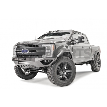 Fab Fours Bumper Vengeance 1-Piece Design Steel Black - FS17-V4161-1