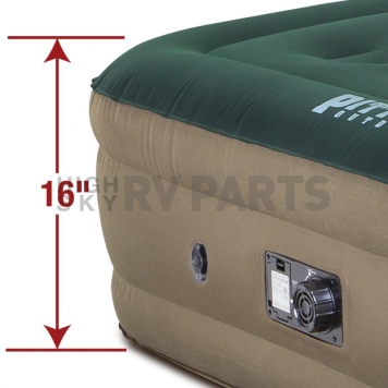 AirBedz Air Mattress Queen Size Green/ Tan - PPI-CAMPX16-1