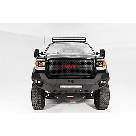 Fab Fours Bumper Vengeance 1-Piece Design Steel Black - GM15-V3151-1