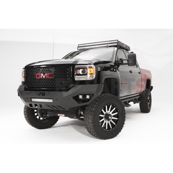 Fab Fours Bumper Vengeance 1-Piece Design Steel Black - GM15-V3151-1-1