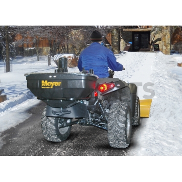 Meyer Products Salt Spreader 125 Pounds Capacity Up to 25 Foot Spread Pattern - 31125