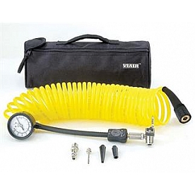 Viair 100 PSI 5-in-1 Inflator/Deflator Coil Air Compressor Hose 25' - 00025