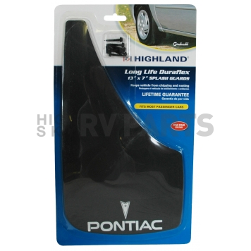 Highland Mud Flap - Black Rubber Set Of 2 - 1028700-1