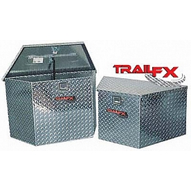 TrailFX Tool Box - Trailer Tongue Box 16 Gauge Aluminum 2.9 Cubic Feet  - 201191