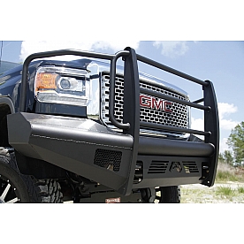 Fab Fours Bumper Cover Plain Steel Black - QGAIR-1