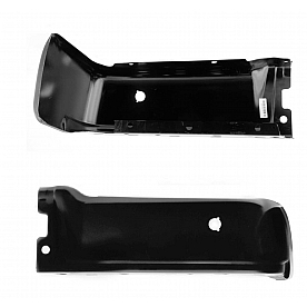 Spyder Automotive Bumper End Black With Sensor Hole - 9048944