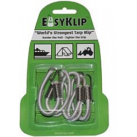 EasyKlip Bungee Cord White Four 6 Inch Length - 49062SS