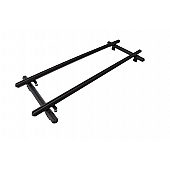 Dee Zee Roof Rack - Rectangular Aluminum 24 Inch With 2 Sliding Adjustable Cross Bars - DZ4463JP