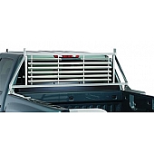 Husky Liner Headache Rack Louvered Aluminum Silver Powder Coated - 22160