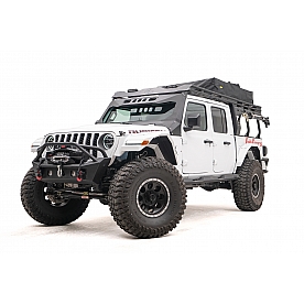 Fab Fours Roof Rack - Overland Steel Black Powder Coated Direct Fit - JTOR-02-1