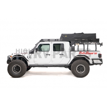 Fab Fours Roof Rack - Overland Steel Black Powder Coated Direct Fit - JTOR-02-1-1
