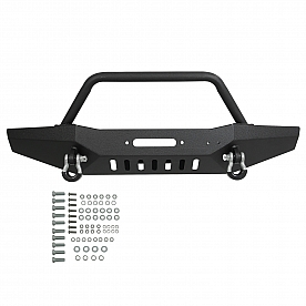 Paramount Automotive Bumper Direct-Fit 1-Piece Design Black - 51-0902