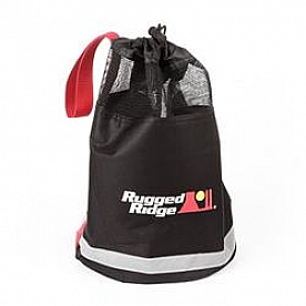 Rugged Ridge Gear Bag Nylon Black Mesh Style - 15104.21