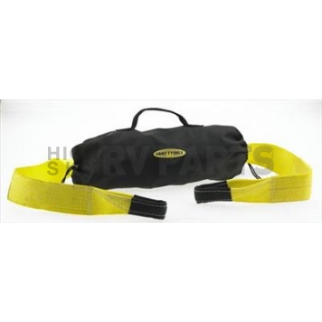Smittybilt Gear Bag Nylon Black Holds up to 3 Inch x 30 foot Tow Strap - 2791