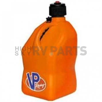 VP Racing Fuels Liquid Storage Container 5 Gallon Round Plastic Orange - 3172