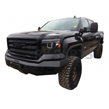 TrailFX TFX Front LD Bumper 1-Piece Design Steel Titanium Black - FLDB003TI-1