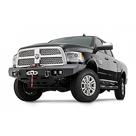 Warn Industries Ascent Bumper 1-Piece Steel Black - 96730