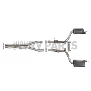 AFE Exhaust Mach Force XP Cat Back System - 49-32061-4