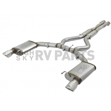 AFE Exhaust Mach Force XP Cat Back System - 49-33087-P