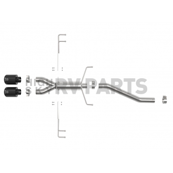 AFE Exhaust Takeda Axle Back System - 49-36626-B-1