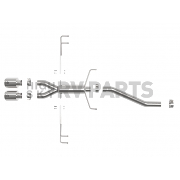 AFE Exhaust Takeda Axle Back System - 49-36626-P-1
