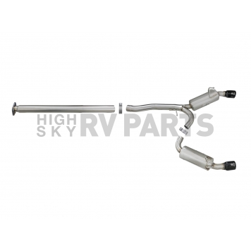AFE Exhaust Takeda Cat Back System - 49-36701-B-4