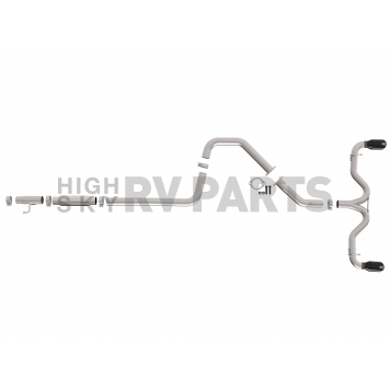 AFE Exhaust Takeda Cat Back System - 49-37003-B-4